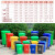 分类大户外大加厚商用240升工业容量物业室外环卫大号带盖垃圾桶 100L原料PE(颜色备注默认绿)