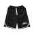 AJZS美式刺绣篮球短裤男女夏季运动训练跑步裤科比欧文速干五分裤短裤 白色詹姆斯 L（100-120斤）