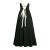 LFGV秋冬半身裙新款小众设计感法式欧洲维多利亚宫廷复古长裙后绑带束 黑色 S