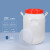 耐酸碱实验室专用废液桶20/25/30L升公斤kg酒精密封桶塑料堆码桶 20L废液圆桶-红盖款