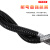 豫选工品 包塑金属软管 加厚电线电缆穿线管 防水绝缘阻燃耐高温 黑色波纹管 每盘20米 16mm