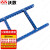 沃数 U型钢走线架 BLUE800 蓝色多孔梯形爬线架 宽800mm 1米