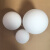 IGIFTFIRE定圆球形玻璃灯罩 奶白磨砂圆形单口外壳罩台灯吸顶吊灯创意配件 E2圆球[直径18cm开口7cm左右]