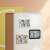 百利达 室内家用多功能闹钟电子婴儿房高精密温湿度计钟 RH-002白色