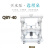 上海气动隔膜泵不锈钢QBY-40铝合金铸铁气动泵QBK-40耐腐蚀耐酸碱 铝合金+F46特氟龙升级版
