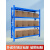 多层置物架超强承重家用置物架重型储物架库房铁架子 蓝色四层主架 中型加厚200kg/长200*宽60*高200