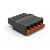 易联购2.54间距联捷插拔式接线端子PCB阻燃印刷电路板连接器弯针带法兰LC8M+LZ8R-3P
