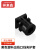 祥来鑫 金属串口外壳黑色塑料尾套6.0mm  适用于DB9/15/25/37P出线口100个/包 XLX-WC6WT6
