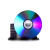 TWTCKYUS紫光拖机真彩可打印DVD光盘16X DVD-R 4.7G空白刻录光盘光碟 50片 真彩DVD打印50片1桶+笔1只