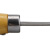 金诗洛 多功能清洁小弯刀 10把 不锈钢菠萝刀 小镰刀月牙刀 KT-259