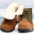 久瑞 JZH03 冬季老式翻毛皮大头棉鞋 加厚保暖羊毛棉劳保工作靴 升级款大棉鞋 38码 