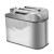 海斯迪克 工业加厚不锈钢汽油桶 柴油桶加油壶 汽车备用油箱 0.8mm厚度304不锈钢立式10L HKCX-377