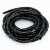 海斯迪克 gnjz-1200 缠绕管 包线管 PE塑料保护套 16mm 黑色 5米/卷×2卷
