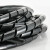 稳斯坦 PE塑料缠绕管包线管 线束缠绕管 8mm黑色 12米/包 WJL73