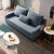 全友家居 沙发床 现代简约布艺沙发可折叠 可拆洗布艺沙发102555 布艺沙发(三人位)
