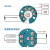 温度变送器模块 pt100热电阻 温度变送器 输出4-20ma 0-5V 0-10V PT100S/-50~50度输出4-20MA