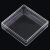 定制透明塑料小盒子 正方形 标本盒收纳盒 首饰包装盒 PS胶盒有盖 透明10.9*10.9*3.0
