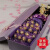 虎钢馋巧克力花束男女友表白生日礼物520七夕节情人节教师节母 11 19粒“紫“