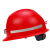 唐丰矿工安全帽ABS施工工程安全帽头盔建筑防砸抗冲击  1顶 红色