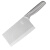 定制适用菜刀厨房刀具不锈钢厨师专用斩切两用切片切肉切菜刀砍骨 白色 60°以上 18cm 125mm
