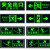 安全出口指示牌夜光墙贴地贴楼梯通道疏散应急紧急逃生标志消防标 安全楼梯左上加厚框 135x315cm