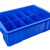 塑料分格箱零件收纳盒螺丝盒长方形周转箱物料盒五金工具盒储物箱 450十二格450*355*50