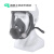LISM防尘口罩电焊面罩工业粉尘打磨消防透气体喷漆仿甲醛化工防毒面具 面具+7号过滤盒