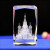 子木雅居创意水晶内雕香港纽约世界地标建筑模型3D旅游纪念品摆件水晶定制 新加坡 5*5*8厘米