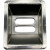定制户外垃圾桶配件方形圆形不锈钢烟灰缸分类标识物业垃圾箱内胆Q 可回收物分类标识14.7x17.7