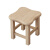 益美得 MQ770 实木小凳子板凳小木凳茶几矮凳换鞋凳 25cm高原木色