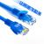 劳瑞 千兆1米成品网线超六类网线 cat6类网络跳线路由器电脑连接线 30M（蓝色）