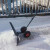 适配冬季小型铲雪机多功能手推式铲雪铲土机螺旋式手扶式清雪机 单杆扫雪机（74*35）