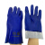 约 盾 欧环蓝色工业棉毛PVC浸塑手套（27CM) 耐油耐酸碱耐磨OL27/双