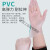 一次性手套pvc复合全麻面防护高弹家务防水防油卫生洗碗 黑的 L