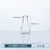 定制玻璃锥形瓶带刻度三角烧瓶小口大口广口 锥形瓶100ml广口 10个/盒