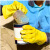 长浸塑工业橡胶劳保 现货耐酸碱防割防油手套PVC手套 28CM