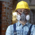 迈恻亦防毒面具喷漆活性炭防粉尘口鼻罩工业打磨电焊工专用防烟水电开槽 单个PL防毒口罩