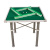 可折叠家用小型麻将桌麻雀枱棋牌桌宿舍两用桌子简易手搓打牌面板 90*90PVC桌面+红色高腿-G15