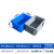 物流箱塑料加厚长方形带盖周转箱汽配胶箱零件盒胶框EU箱料箱胶箱 外400*300*230 蓝色无盖
