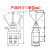 十字主令摇杆开关XD2PA22CR XD2PA24CR PA12CR XD2PA14CR开孔22mm XD2PA14CR四向自锁