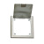 惠利得定制不锈钢沉降观测点保护盒不锈钢水准点标志测量标志测量钉 不锈钢 面板