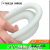 定制适用PVC塑料波纹管穿线软管电工绝缘PE塑料套管蛇皮管 白-外径16内径12/50米