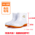 大码白色雨鞋食品厂工作雨靴防滑食品卫生靴防油加绒加棉保暖水鞋 508中筒白色 标准码 47