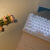 K520水晶透明机械键盘女生办公打字专用高颜值复古有线青轴 白冰块【白光】旋钮版朋克单键盘+电竞鼠标