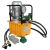 高压液压泵泵脚踏板电动油泵电磁阀浦液压高压泵液压脚踏式 1.5千瓦双回路手拌电动泵