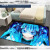 小米米家智能电竞地毯动漫 初音未来卡通卧室床边毯二次美少女插画可图案 蓝色初音02 40X60厘米
