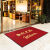 沁度适用于小心台阶地垫楼梯口加厚吸水防滑垫酒店宾馆地毯超市商铺商 暗红色双条纹-(小心台阶) 60cm*90cm