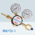 徐州鸿业YQJ-1气体减压器 工业气体黄铜双表头氮气氧气标气减压阀 YQJ2(25016)