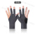 台球三指手套美洲豹台球伙伴三指手套厂家定制logo logo台球伙伴露指黑色