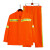 养护环卫套装反光安全服长袖路政绿化反光衣园林工人反光背心 桔红 4XL